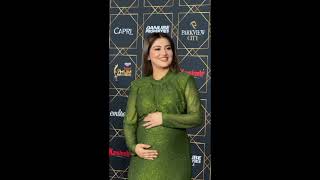 Jaan Nisar Actress Hiba Bukhari Pregnant 😍| Hiba Bukhari At Dubai Danube Awards |#hibabukhari