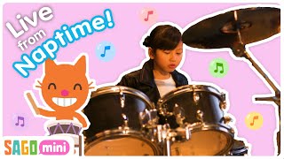 Sago Mini Live from Naptime! Olivia the Drummer