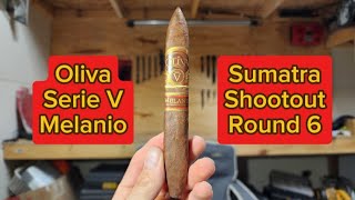 Oliva Serie V Melanio Figurado Review : Sumatra Shootout Round 6