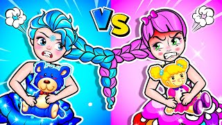 [🐾paper dolls🐾] Ice Elsa vs Fire Rapunzel and Dress Design Contest | Rapunzel Family 놀이 종이