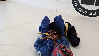 Armbar from high guard