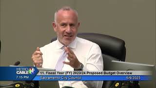 Mayor Steinberg remarks on the proposed budget for the 2023-24 fiscal year.