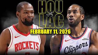 Houston Rockets vs Los Angeles Clippers Full Game Highlights – February 11, 2026 | NBA Season