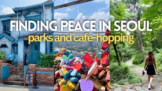 Back in Seoul 💜 - nature, parks, vegan food, Namsan Tower -  Korea Solo Travel Vlog #6