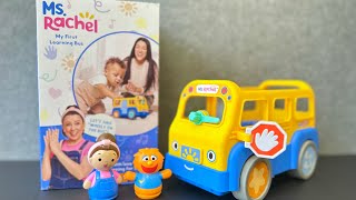 ASMR Unboxing Ms Rachel First Learning Bus