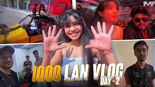 IQOO lan Vlog, Godl Chicken 🚀💛| Big Loss in the Event || Playing volleyball with Spower,T1 players
