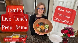 Tami is making her lunch -  Nutmeg Notebook Live