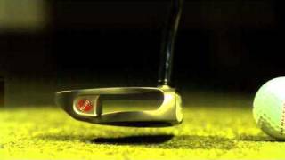 Putt hit out of the middle of an Odyssey 2-Ball, filmed in slow motion by Quintic Consultancy