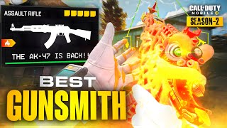 I Found The BEST *Ak47* Gunsmith For SEASON 2 🔥 | CODM BR GAMEPLAY !! #ak47loadout