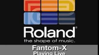 Roland Fantom X Keyboard Workstation | Playing Live