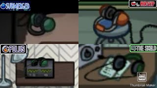 Among us Evolution of Headsets including (Submerged map)