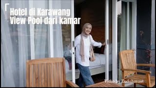 HOTEL DI KARAWANG VIEW POOL DARI KAMAR | FRONT ONE AKSHAYA