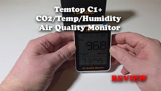 Temtop C1+ CO2 Temp Humidity Air Quality Monitor REVIEW