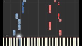 Beauty and the Beast Soundtrack: Gaston (Piano sheet & Synthesia)