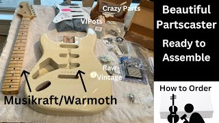 How to Order a Left-Handed  1968 Hendrix Partscaster Stratocaster