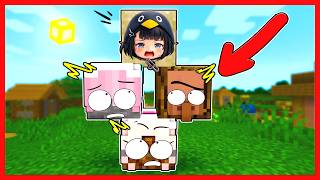 ATUN & MOMON VS MOBS BERMAIN HIDE AND SEEK MENJADI BLOCK !! Feat @sapipurba Minecraft