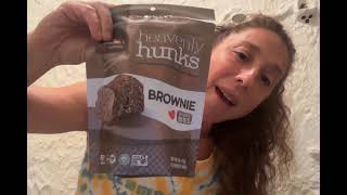 VEGAN GLUTEN-FREE, BROWNIES - SWEET TREAT TASTE TEST  brownie heavenly hunks (NOT SPONSORED)