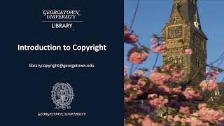 Introduction to Copyright