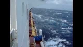 Gale 8 Force in Mediterranean Sea