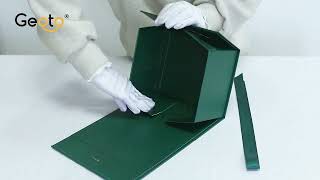 b6 deep dark green gift box
