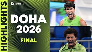 Carlos Alcaraz vs Arthur Fils For The Title 🏆 | Doha 2026 Final Highlights
