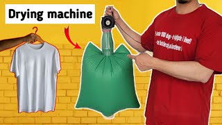 Homemade Portable Clothes Drying machine #invention