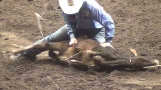 2013 Grand National Rodeo Torture - Calf Roping - Brutalized & Choked