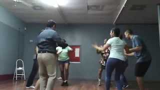 SALSA GRANDE: Rehearsal of "Somos Familia" Routine by Rueda Students in Houston, TX
