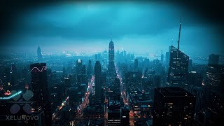 Rainy Neon City - Vast City Calm