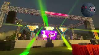 # Setup For Live Show For ultra tech cement At Diwali Program At Delhi Road Kukas jaipur