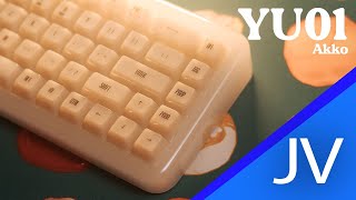 A board made out of RESIN! | Akko YU01 Unboxing and Quick Review