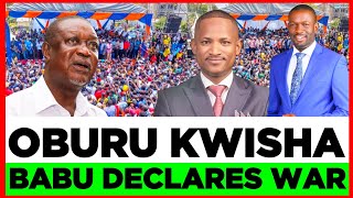 BREAKING NEWS! OBURU in Panic as Babu & SIFUNA DECLARE to deal Kisumu Goons who attacked Osotsi 