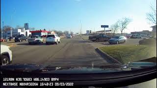 Car Crash on East St.  Indianapolis, Indiana 03/09/2022
