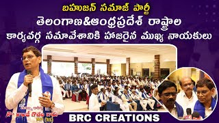 తెలంగాణ & ఆంధ్రప్రదేశ్ రాష్ట్రాల కార్యవర్గ సమావేశానికి హాజరైన నాయకులు #news #bsp #ramjiGoutham,mp