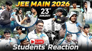 JEE Main 2026 | 23rd Jan Shift 1 Live Student Reaction | Paper Level & Cut Off | ALLEN