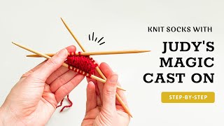 How to Knit Judy’s Magic Cast On Step by Step - Knitting Tutorial