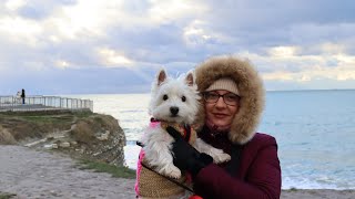 My new handmade wardrobe 👗🧸🛍 Walks with Mommy along the sea 🌊 ❤️
