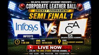 🔴 LIVE | Semi-Final 2 | ECA Presents Corporate Leather Ball Cricket Tournament | #tcslive #cricket
