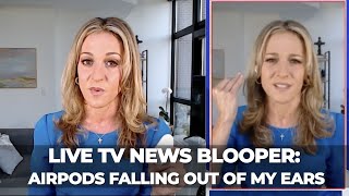 TV NEWS BLOOPER: Watch AirPods fly out of my ears on LIVE national TV, plus how I fixed it