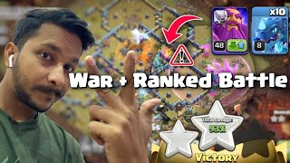 Almost 3⭐ Attack with Non-Max Heroes | War & Ranked Battles | Clash of Clans