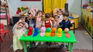 Rainbow 🌈 of Fun…..Let’s learn colours (Play Group)
