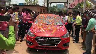 Grand entry our guru our mentor Mr.Shyamal Kumar Guria, He achieved from Smart Value Hundai verna