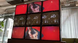 3x3 CRT Video Wall