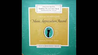 Music appreciation record - Bernstein, 1957 - An Analysis of Brahms Symphony No. 4 in E minor, Op.98