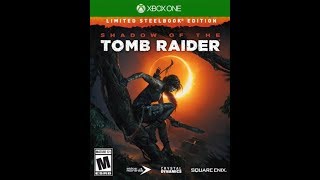 Silent Unboxing: Shadow of the Tomb Raider: Limited Steelbook Edition - Xbox One