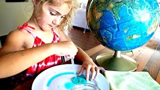 EARTH DAY & Globe Experiment | EASY Kids Art & Science Experiment for Kids