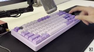 I want to eat this keyboard... HI75 | KTT Kang White V3 |GMK Emilia