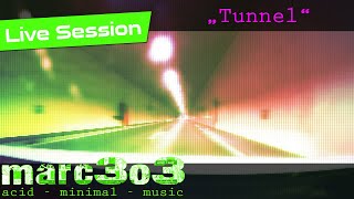 Behringer RD-6 / TD-3 Live Session "Tunnel" Roland TB-3 / Push 2 and recording in Ableton Live 10