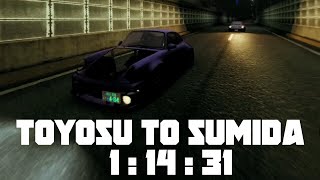 Toyosu to Sumida C. 1:14:31 | NIGHT-RUNNERS™ PROLOGUE