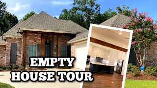 EMPTY HOUSE TOUR! | FARMHOUSE STYLE in LOUISIANA | JustinNChristin